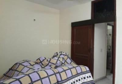 Bedroom Image of 410 Sq.ft 1 BHK Builder Floor for rent in Sant Nagar New Delhi for Rs. 22000
