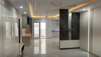 Living Room Image of 1800 Sq.ft 3 BHK Apartment / Flat for rent in EIPL Cornerstone, Puppalaguda Hyderabad for Rs. 68000