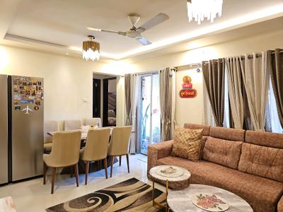 Living Room Image of 910 Sq.ft 2 BHK Apartment / Flat for sale in Porwal Realtors Parklane Premier, Wagholi Pune for Rs. 6000000