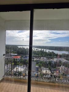 Balcony Image of 1400 Sq.ft 3 BHK Apartment / Flat for rent in Shwas Tetracore 22, Aduvathuruthu Aluva for Rs. 20000