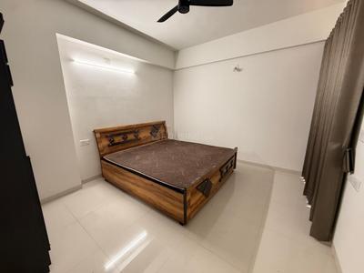 Bedroom Image of 1250 Sq.ft 3 BHK Apartment / Flat for rent in Shree Sharanam Sky, Sargasan Gandhinagar for Rs. 40000