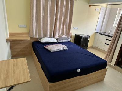 Bedroom Image of 380 Sq.ft 1 RK Apartment / Flat for rent in Mahadevapura Bengaluru for Rs. 20000