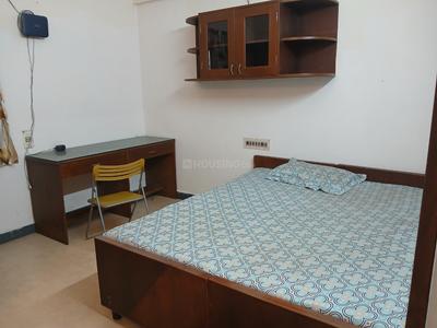 Bedroom Image of 400 Sq.ft 1 RK Apartment / Flat for rent in Thiruvanmiyur Chennai for Rs. 12000
