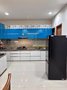 Kitchen Image of 2277 Sq.ft 3 BHK Apartment / Flat for sale in Shiv Shivalay Sharnam, Kudasan Gandhinagar for Rs. 15000000