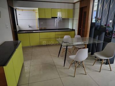 Kitchen Image of 1890 Sq.ft 3 BHK Apartment / Flat for rent in Komal Luxuria, Paldi Ahmedabad for Rs. 35000