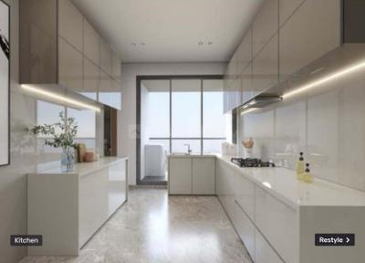 Kitchen Image of 1325 Sq.ft 3 BHK Apartment / Flat for sale in Satyam Stella, Kopar Khairane Navi Mumbai for Rs. 25000000