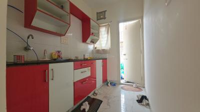 Kitchen Image of 560 Sq.ft 1 BHK Builder Floor for rent in Harlur Bengaluru for Rs. 23000