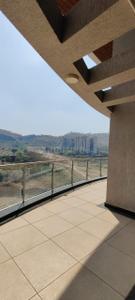 Balcony Image of 2800 Sq.ft 3.5 BHK Apartment / Flat for rent in Marvel Cascada, Balewadi Pune for Rs. 85000