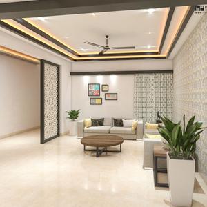 Hall Image of 1600 Sq.ft 3 BHK Apartment / Flat for sale in Kalpataru Amare, Vile Parle West Mumbai for Rs. 84300000