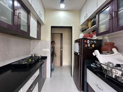 Kitchen Image of 680 Sq.ft 1 BHK Apartment / Flat for sale in Kalwa Thane for Rs. 8500000