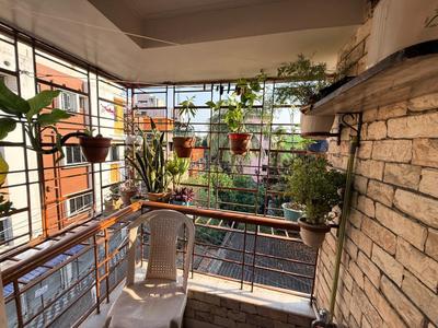 Balcony Image of 1270 Sq.ft 3 BHK Apartment / Flat for sale in Dhakuria Kolkata for Rs. 7800000
