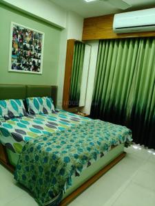 Bedroom Image of 1200 Sq.ft 3 BHK Apartment / Flat for rent in Parmeshwar Trident, Chandkheda Ahmedabad for Rs. 45000