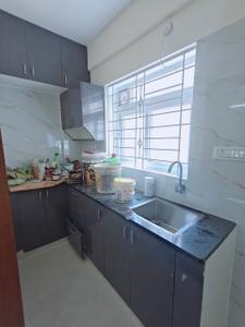 Kitchen Image of 700 Sq.ft 2 BHK Builder Floor for rent in Teachers Colony Bengaluru for Rs. 35000