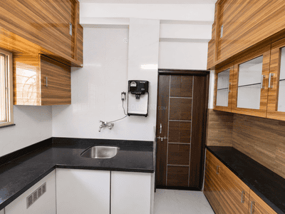 Kitchen Image of 793 Sq.ft 2 BHK Apartment / Flat for sale in Rajendra Nagar Nagpur for Rs. 6100000