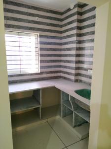 Kitchen Image of 550 Sq.ft 1 BHK Apartment / Flat for rent in Shri Ram Nagar Indore for Rs. 8000