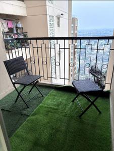 Balcony Image of 750 Sq.ft 2 BHK Apartment / Flat for rent in Alcove New Kolkata, Serampore Hooghly for Rs. 20000