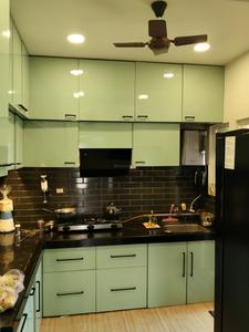 Kitchen Image of 1000 Sq.ft 3 BHK Apartment / Flat for sale in Godrej Garden City, Chandkheda Ahmedabad for Rs. 8000000