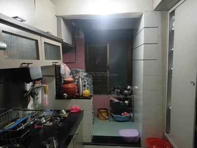 Kitchen Image of 900 Sq.ft 2 BHK Apartment / Flat for sale in Srishti Mayuresh Srishti, Bhandup West Mumbai for Rs. 16000000