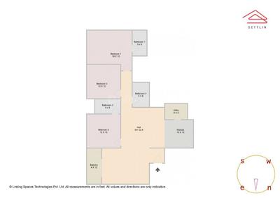 Image of 1789 Sq.ft 3 BHK Apartment / Flat for sale in Sobha Ayana At Dream Acres Wing 60 To 71 by Sobha Limited, Balagere, Bengaluru for Rs. 30000000