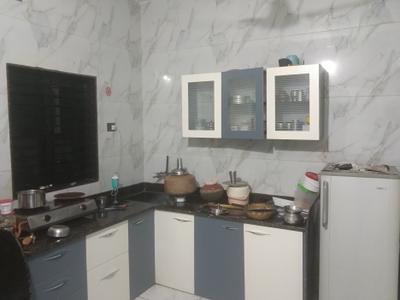 Kitchen Image of 1000 Sq.ft 1 BHK Builder Floor for rent in Sector 14 Gandhinagar for Rs. 11000