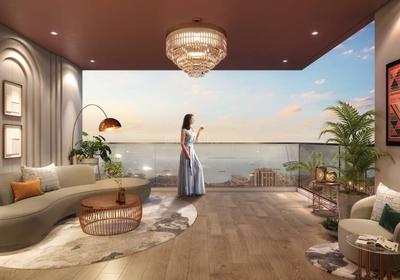 Hall Image of 878 Sq.ft 3 BHK Apartment / Flat for sale in Lodha Bellevue, Agripada Mumbai for Rs. 73400000