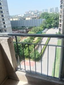 Balcony Image of 680 Sq.ft 2 BHK Apartment / Flat for rent in Aditya Luxuria Estate, Bamheta Village Ghaziabad for Rs. 12000