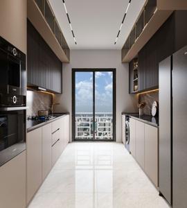 Kitchen Image of 2630 Sq.ft 4 BHK Apartment / Flat for sale in Bandra West Mumbai for Rs. 129000000