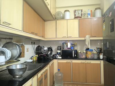 Kitchen Image of 1500 Sq.ft 1 BHK Apartment / Flat for rent in Hoodi Bengaluru for Rs. 17000