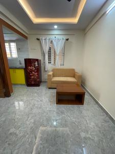 Living Room Image of 750 Sq.ft 1 BHK Apartment / Flat for rent in BTM Layout Bengaluru for Rs. 29999