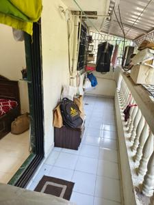 Balcony Image of 622 Sq.ft 1 BHK Apartment / Flat for sale in Bhakti Park, Kasarvadavali Thane for Rs. 6500000