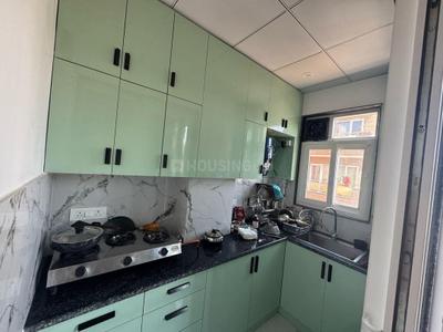 Kitchen Image of 952 Sq.ft 1 BHK Builder Floor for rent in Palam Vihar Gurgaon for Rs. 32000