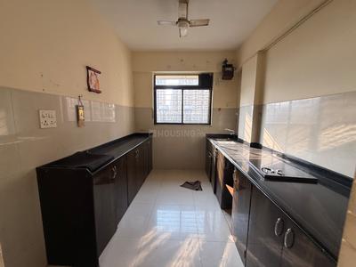 Kitchen Image of 820 Sq.ft 2 BHK Apartment / Flat for rent in Vijay Vilas Tauras Co-op Hsg Society, Hiranandani Estate Thane for Rs. 25000