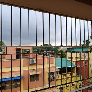 Balcony Image of 1342 Sq.ft 3 BHK Apartment / Flat for sale in Eden Belvedere, Nayabad Kolkata for Rs. 6500000