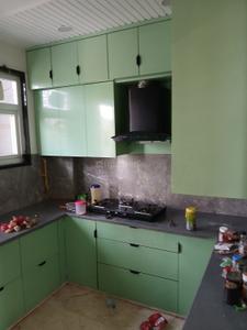 Kitchen Image of 1300 Sq.ft 3 BHK Builder Floor for rent in Sector 11 Rohini New Delhi for Rs. 58000