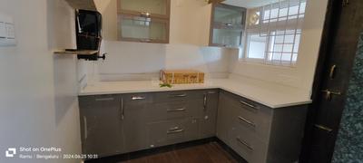 Kitchen Image of 1100 Sq.ft 1 BHK Builder Floor for rent in Kalyan Nagar Bengaluru for Rs. 29600
