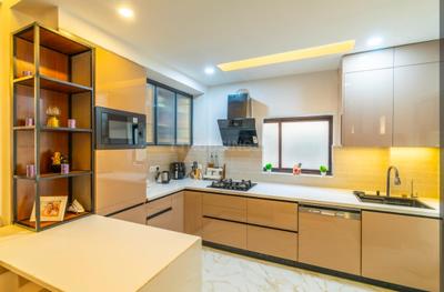 Kitchen Image of 1100 Sq.ft 2 BHK Apartment / Flat for rent in Sahjanand Riverview, Vadadla Bharuch for Rs. 12000
