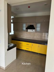 Kitchen Image of 1600 Sq.ft 3 BHK Apartment / Flat for rent in Omaxe The Palace, Gomti Nagar Lucknow for Rs. 35000
