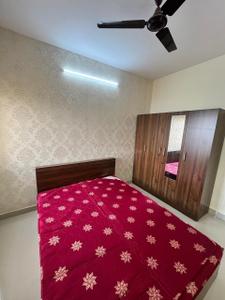 Bedroom Image of 450 Sq.ft 1 BHK Apartment / Flat for rent in Unnati Nilay, Vaishali Nagar Extension Jaipur for Rs. 15000