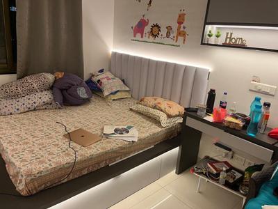 Bedroom Image of 987 Sq.ft 2 BHK Apartment / Flat for rent in Pristine Green, Moshi Pune for Rs. 24000