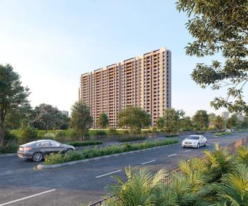Image of 1350 Sq.ft 3 BHK Apartment / Flat for sale in Stellar Symphony, Kiwale, Pune for Rs. 11000000
