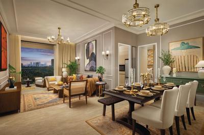 Hall Image of 1192 Sq.ft 3 BHK Apartment / Flat for sale in Hiranandani Maitri Park, Chembur Mumbai for Rs. 65000000