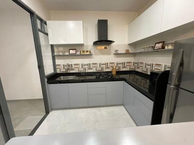 Kitchen Image of 1023 Sq.ft 2 BHK Apartment / Flat for sale in Mahindra Nestalgia, Pimpri Pune for Rs. 10500000