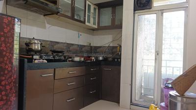 Kitchen Image of 650 Sq.ft 1 BHK Apartment / Flat for sale in Kalwa Thane for Rs. 8200000