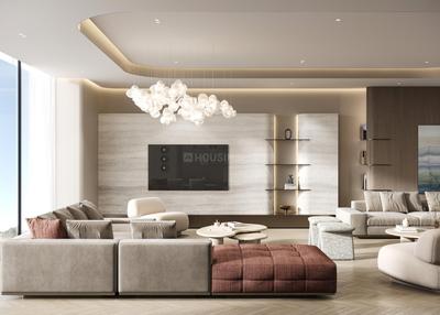 Living Room Image of 430 Sq.ft 1 RK Apartment / Flat for sale in Majan Dubai for Rs. 18712725