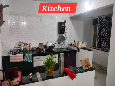Kitchen Image of 650 Sq.ft 1 BHK Apartment / Flat for sale in Lohegaon Pune for Rs. 4850000