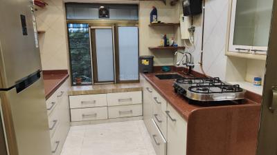 Kitchen Image of 550 Sq.ft 1 BHK Apartment / Flat for rent in Lower Parel Mumbai for Rs. 60000