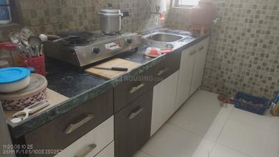 Kitchen Image of 660 Sq.ft 1 BHK Apartment / Flat for sale in Bakeri Smarana Apartments, Vejalpur Ahmedabad for Rs. 3550000