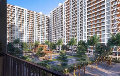 Balcony Image of 1560 Sq.ft 4 BHK Apartment / Flat for sale in Tayal K Town Kiwale, Vikas Nagar Pune for Rs. 9450000
