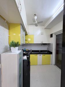 Kitchen Image of 900 Sq.ft 2 BHK Apartment / Flat for sale in The Evergreen Heights, Kalwa Thane for Rs. 14000000