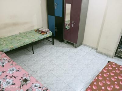 Bedroom Image of Ram PG Rooms (Mob. 7070824322) in Kopar Khairane, Navi Mumbai